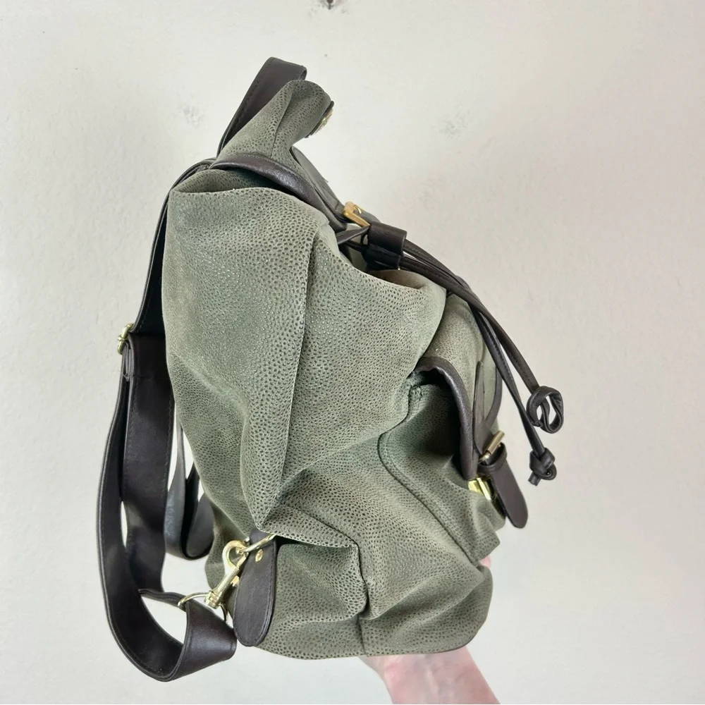 Vintage G. Versace Green Backpack